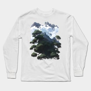 Clouds, Forests and Mountains Long Sleeve T-Shirt